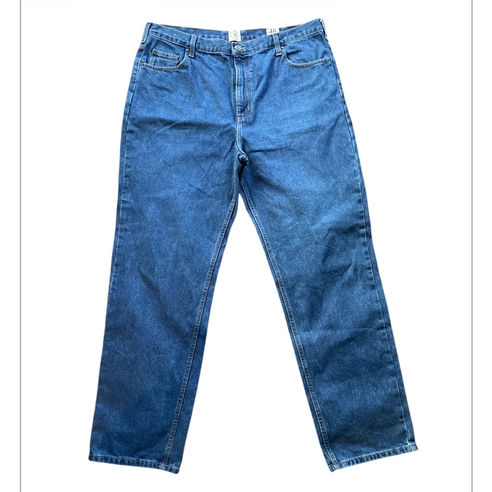 Red Head Brand Co. men’s  blue jeans 40x34 Bass Pro Shop relaxed straight fit